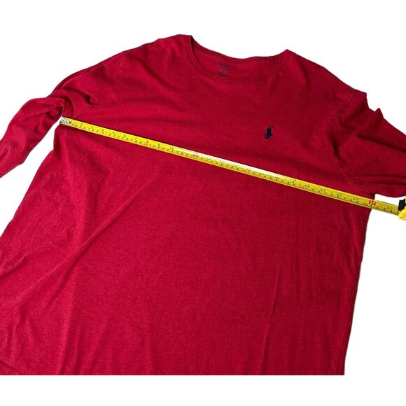 Polo Ralph Lauren Men's Thermal Crew-Neck Top Red XL TG - Picture 6 of 9